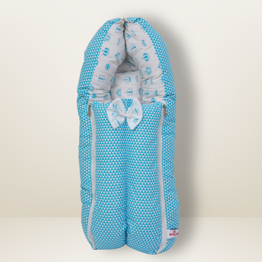 GB Swaddle Bed | (0-6 Months) | Sky Blue
