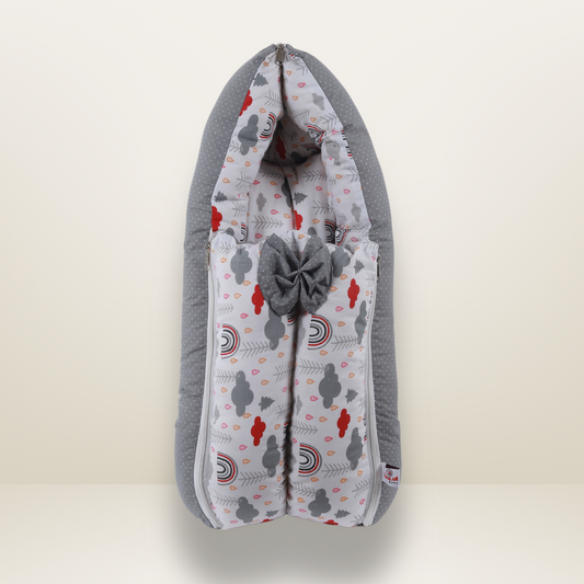 GB Swaddle Bed | (0-6 Months) | Gray