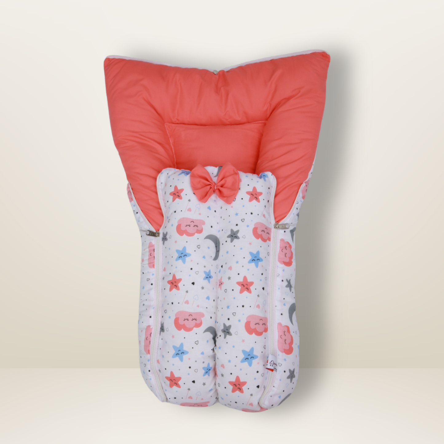 GB Swaddle Bed | (0-6 Months) | Red