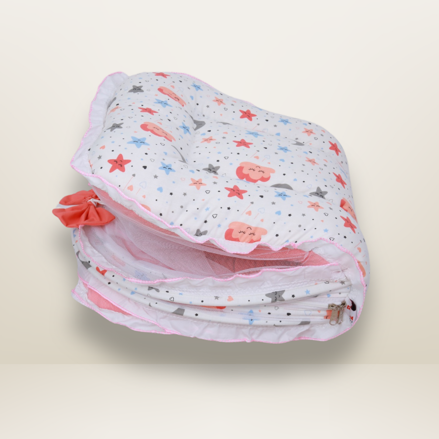 GB Dreamy Net Bed | (0-6 Months) | Red
