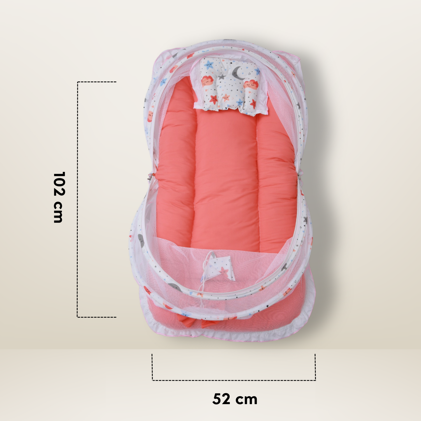 GB Dreamy Net Bed | (0-6 Months) | Red