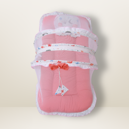 GB Dreamy Net Bed | (0-6 Months) | Red