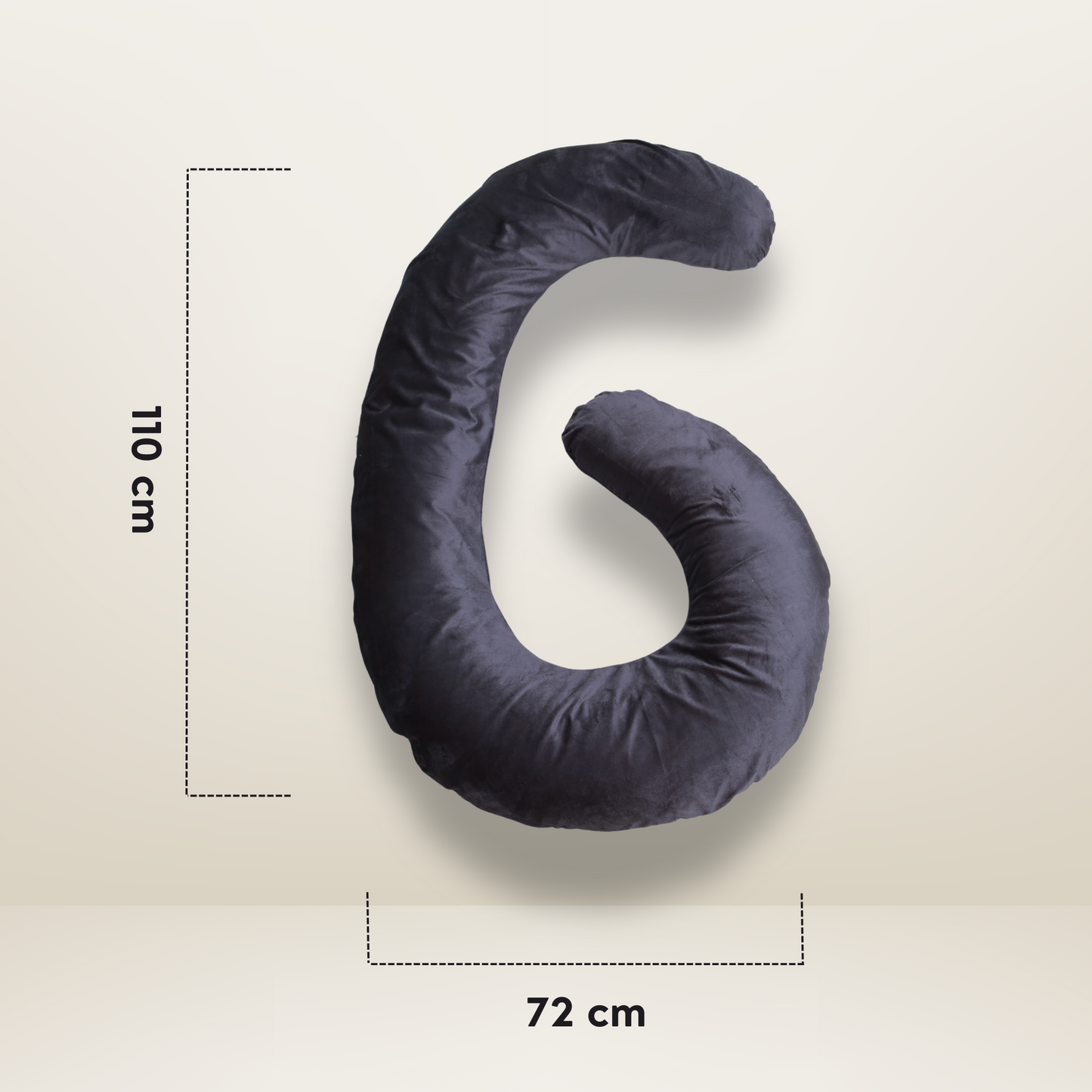 Preggy Pillow | Maternity C | Black