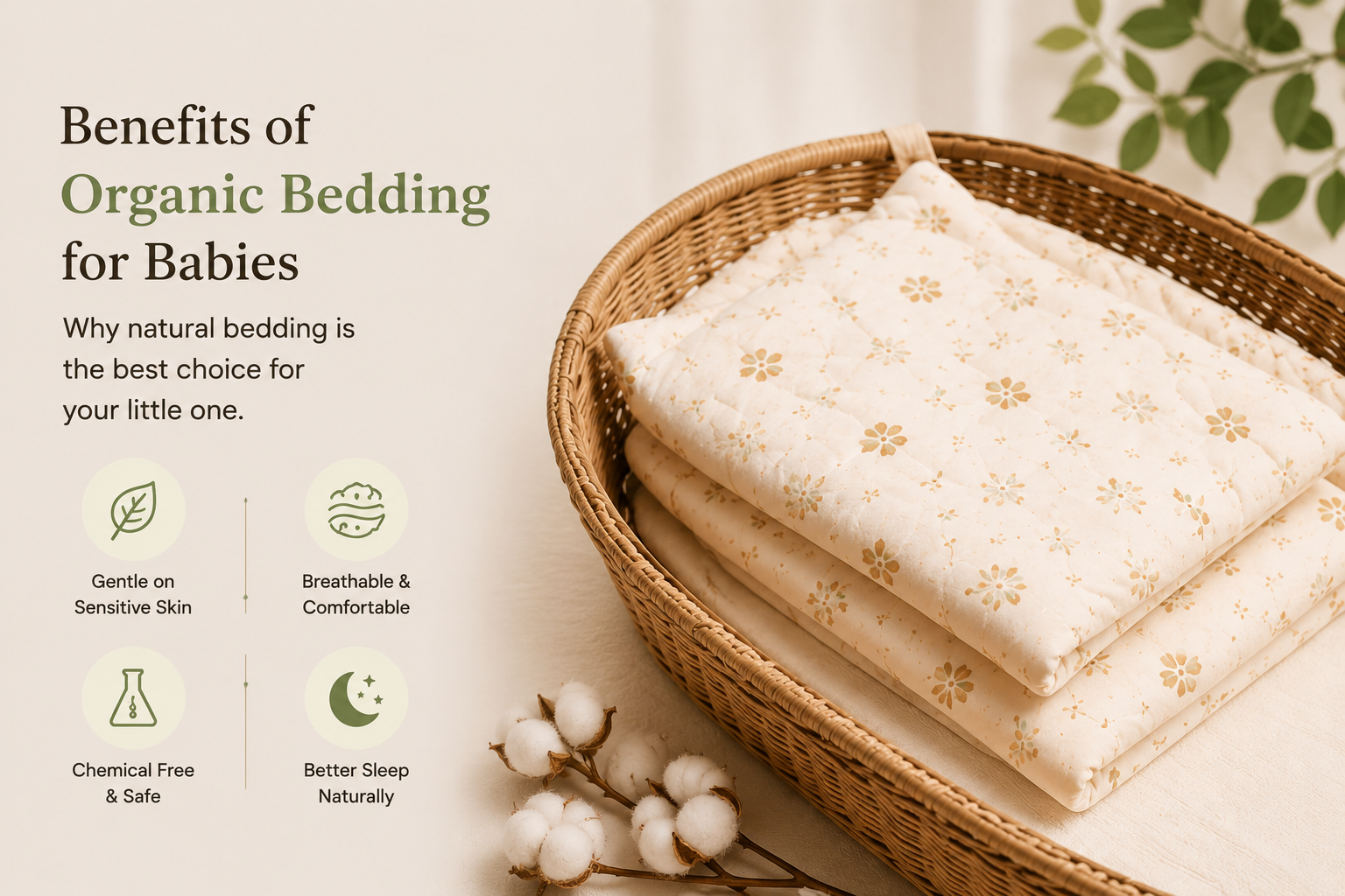 Why Organic Baby Bedding Is Best for Newborns