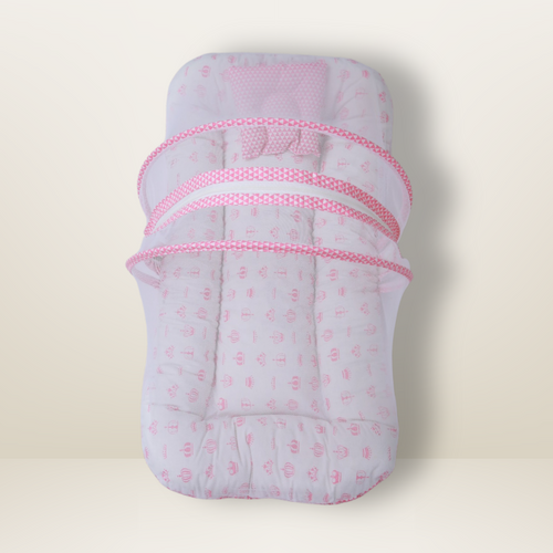 Bundle 1 | Pink | GB Comfy Net Bed and GB Swaddle Bed