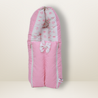 Bundle 4 | Pink | GB Swaddle Bed,GB Comfy Net Bed,GB Baby Organizer and GB Feeding Cushion