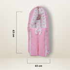 Bundle 3 | Pink | GB Cocoon Bed Cradle,GB Comfy Net Bed and GB Swaddle Bed