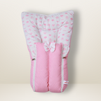 Bundle 3 | Pink | GB Cocoon Bed Cradle,GB Comfy Net Bed and GB Swaddle Bed