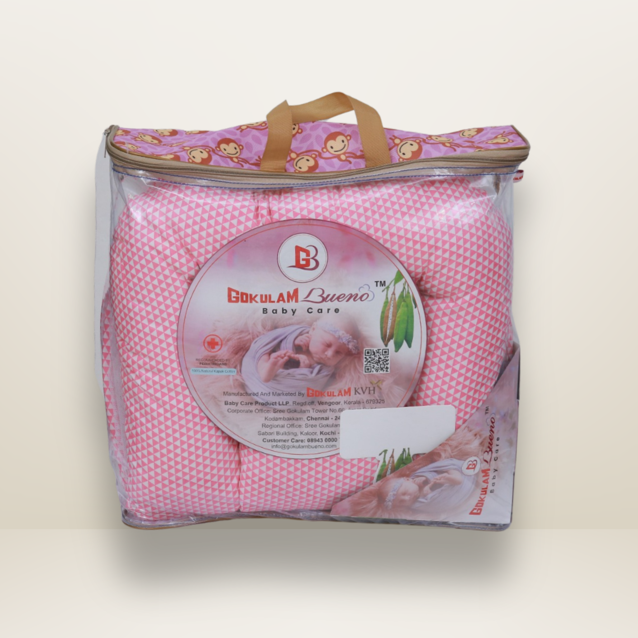 Bundle 1 | Pink | GB Comfy Net Bed and GB Swaddle Bed