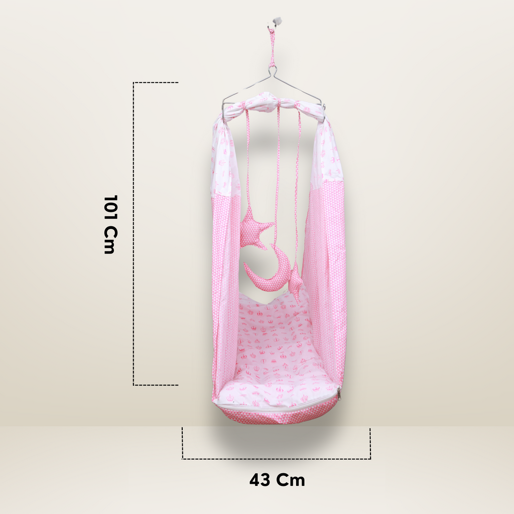 Bundle 3 | Pink | GB Cocoon Bed Cradle,GB Comfy Net Bed and GB Swaddle Bed
