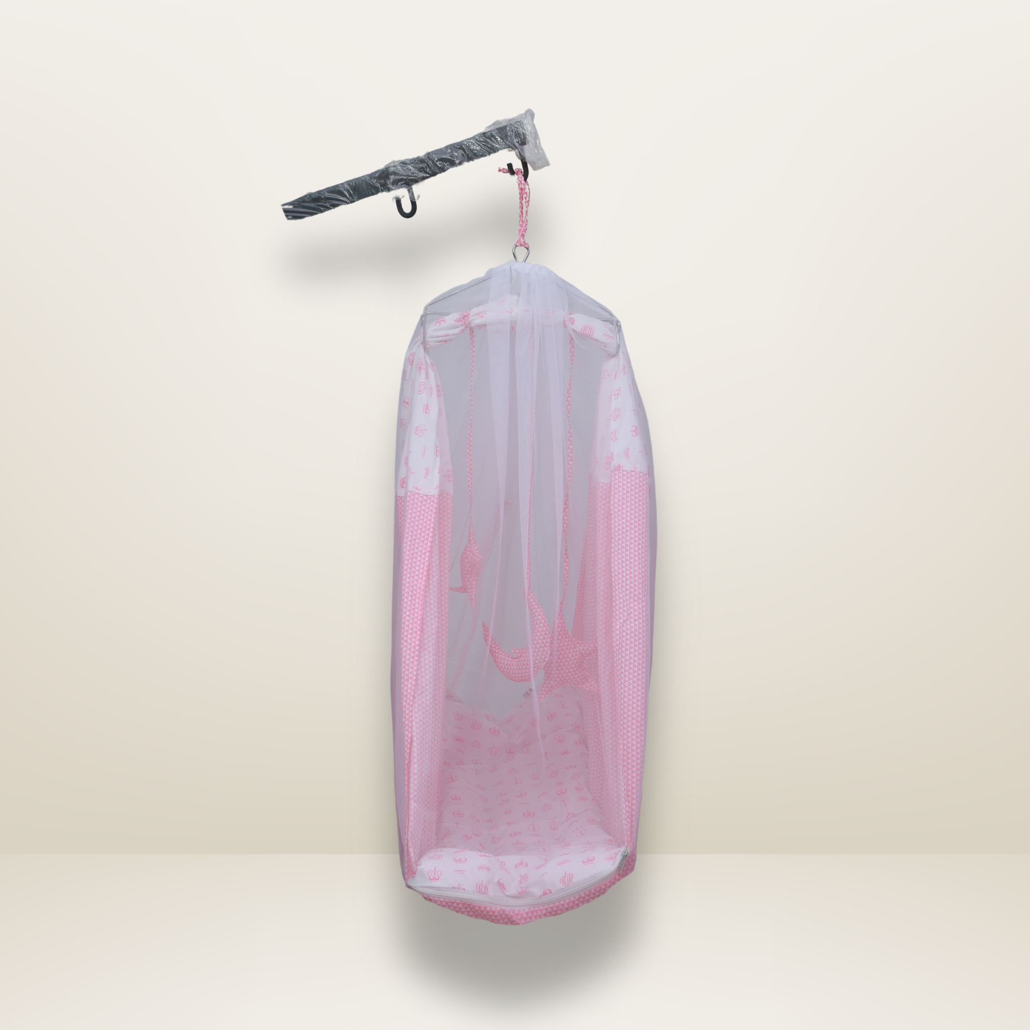 Bundle 3 | Pink | GB Cocoon Bed Cradle,GB Comfy Net Bed and GB Swaddle Bed