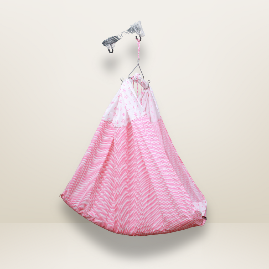 Bundle 3 | Pink | GB Cocoon Bed Cradle,GB Comfy Net Bed and GB Swaddle Bed
