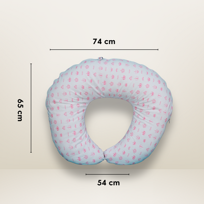Bundle 4 | Pink | GB Swaddle Bed,GB Comfy Net Bed,GB Baby Organizer and GB Feeding Cushion