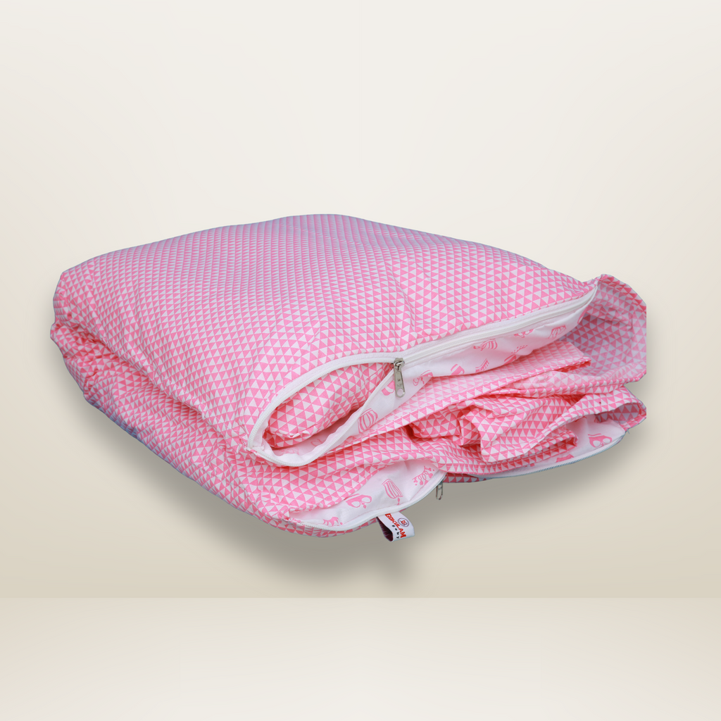 Bundle 3 | Pink | GB Cocoon Bed Cradle,GB Comfy Net Bed and GB Swaddle Bed