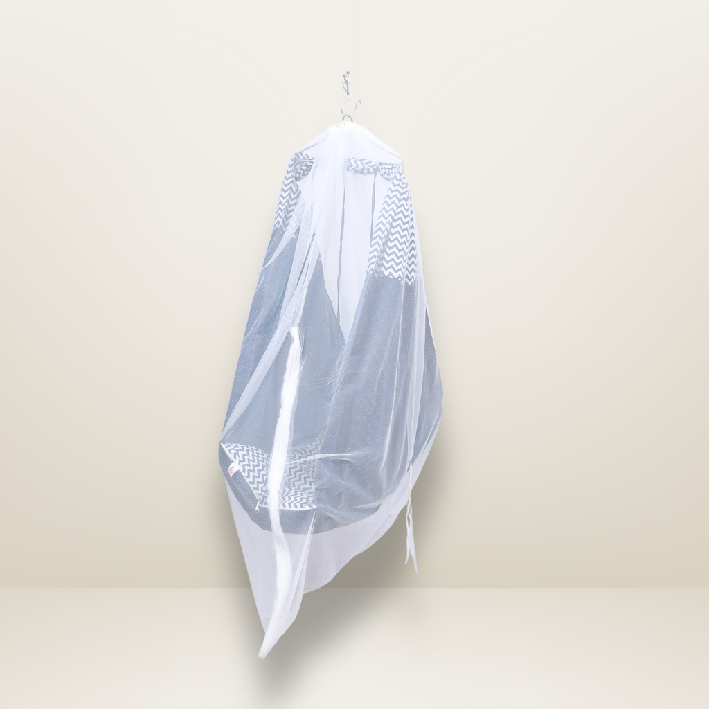 Bundle 5 | Blue | GB Swaddle Bed Luxe,GB Dreamy Net Bed, GB Cocoon Bed Cradle Set and GB Pose Nest Bed