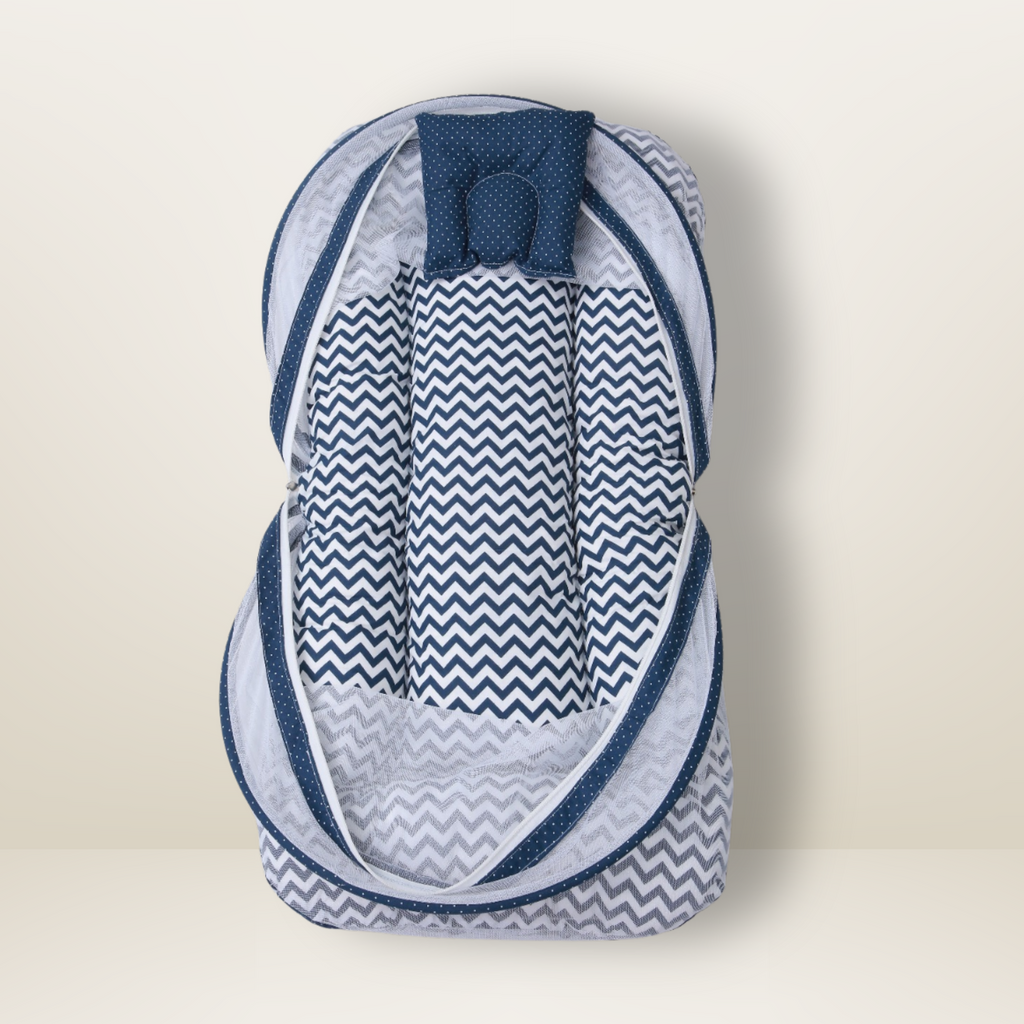 Bundle 1 |  Blue |  GB Comfy Net Bed and GB Swaddle Bed