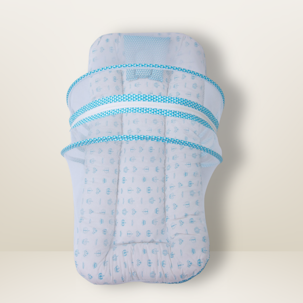 Bundle 1 | Sky Blue |  GB Comfy Net Bed and GB Swaddle Bed