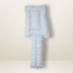 Bundle 4 | Sky Blue | GB Swaddle Bed,GB Comfy Net Bed,GB Baby Organizer and GB Feeding Cushion