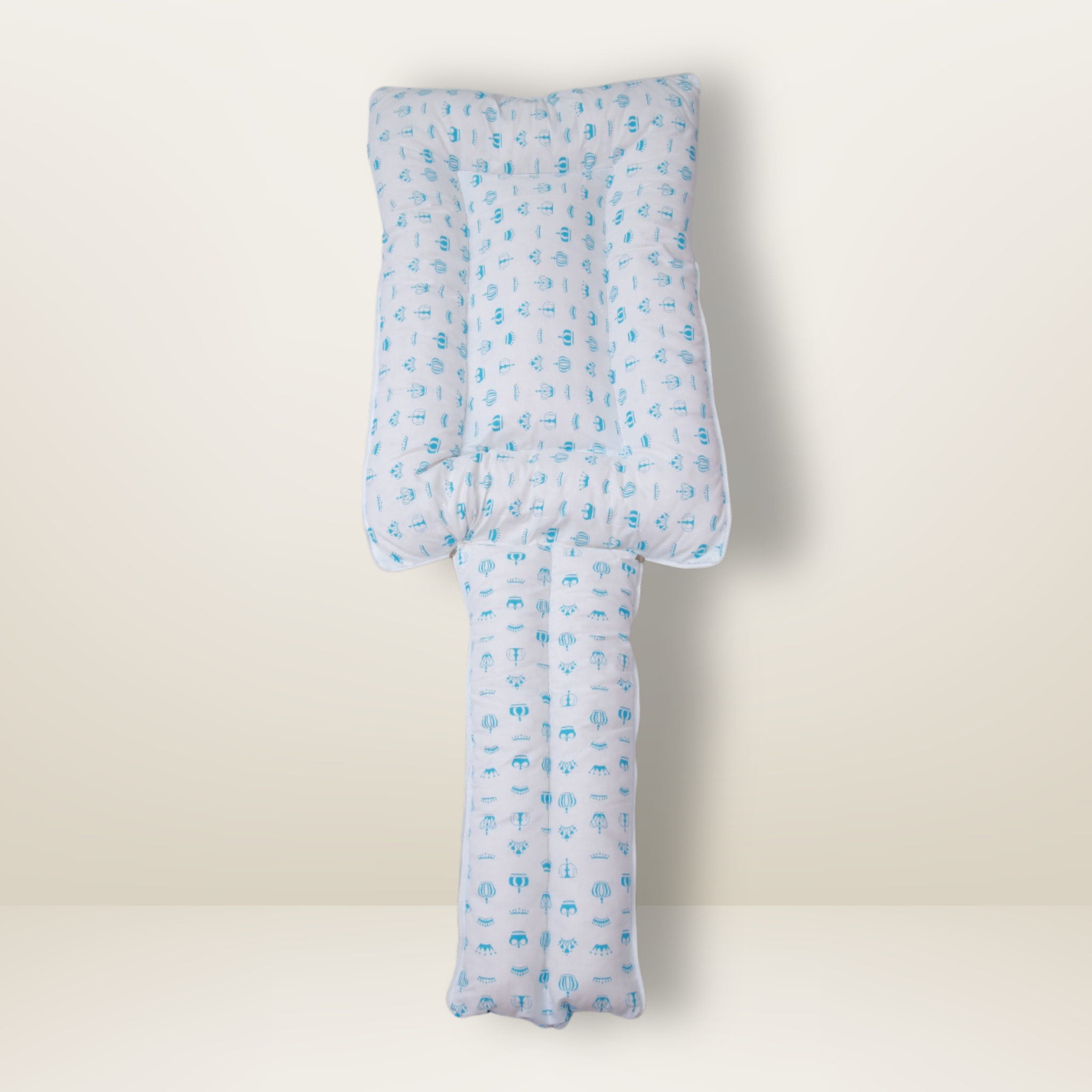 Bundle 4 | Sky Blue | GB Swaddle Bed,GB Comfy Net Bed,GB Baby Organizer and GB Feeding Cushion