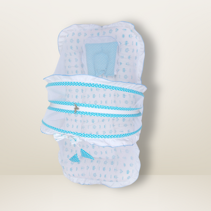 Bundle 5 | Sky Blue | GB Swaddle Bed Luxe,GB Dreamy Net Bed, GB Cocoon Bed Cradle Set and GB Pose Nest Bed