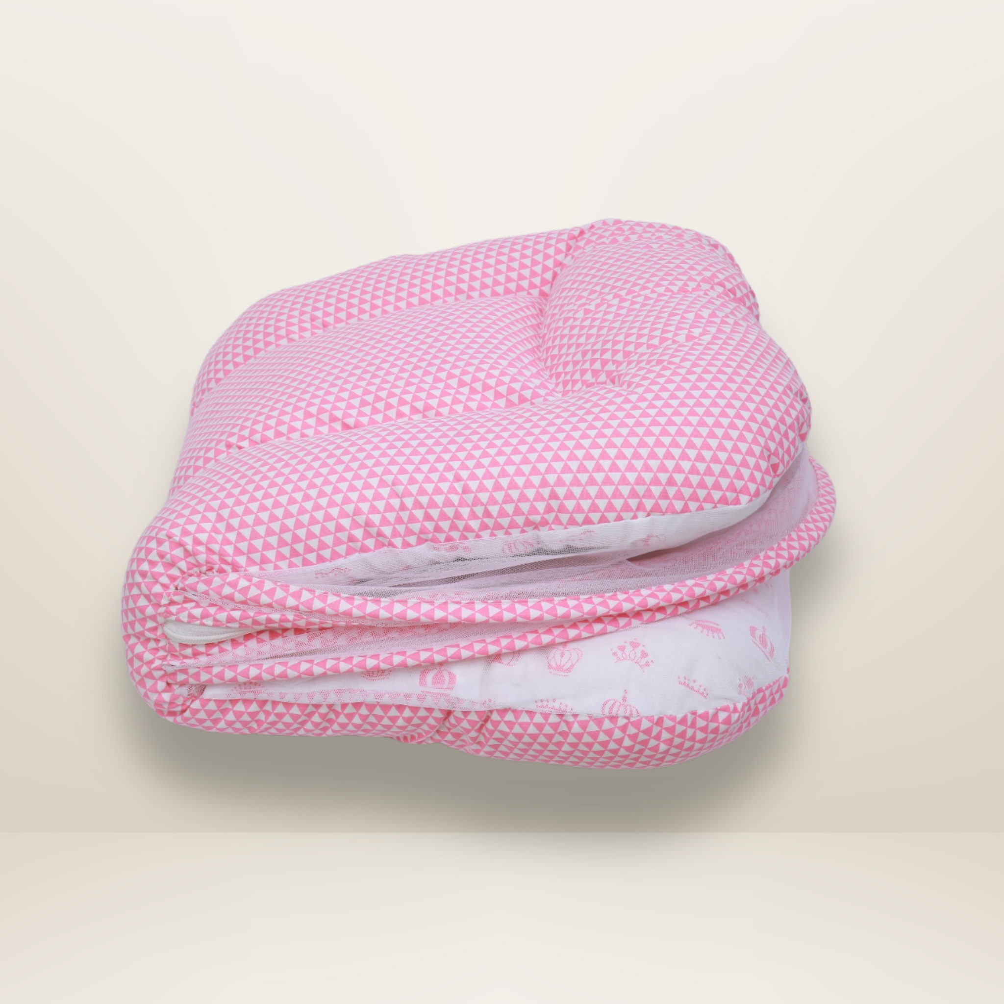 Bundle 3 | Pink | GB Cocoon Bed Cradle,GB Comfy Net Bed and GB Swaddle Bed