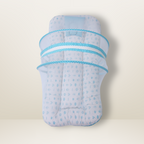 Bundle 4 | Sky Blue | GB Swaddle Bed,GB Comfy Net Bed,GB Baby Organizer and GB Feeding Cushion