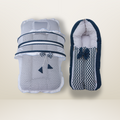 Bundle 2 | Blue | GB Dreamy Net Bed and GB Swaddle Bed Luxe
