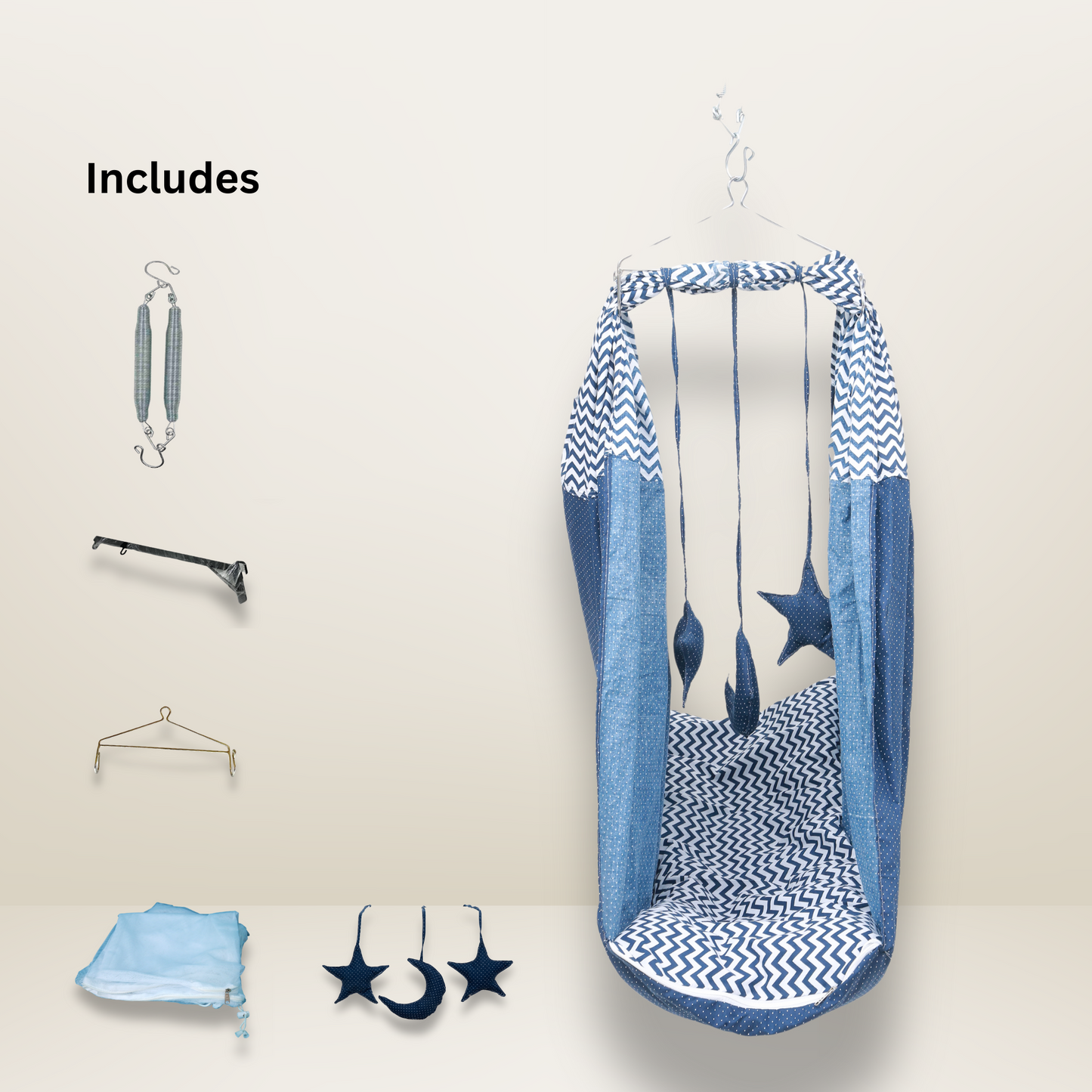 GB Cocoon Bed Cradle Set | Blue
