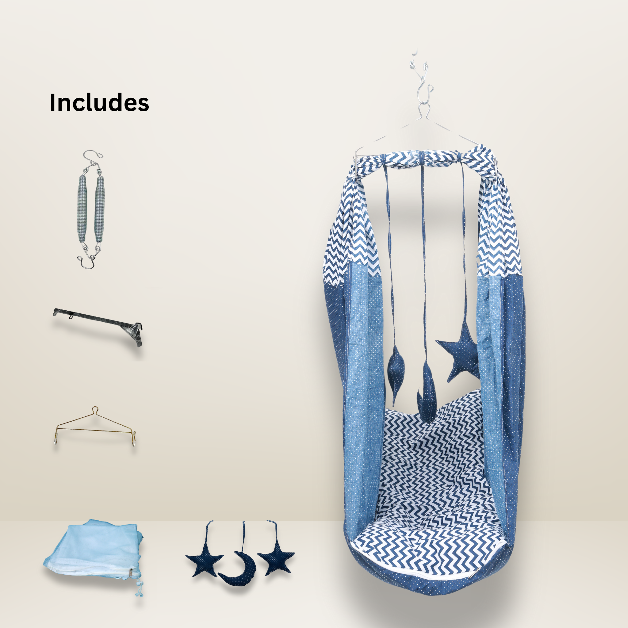 GB Cocoon Bed Cradle Set | Blue