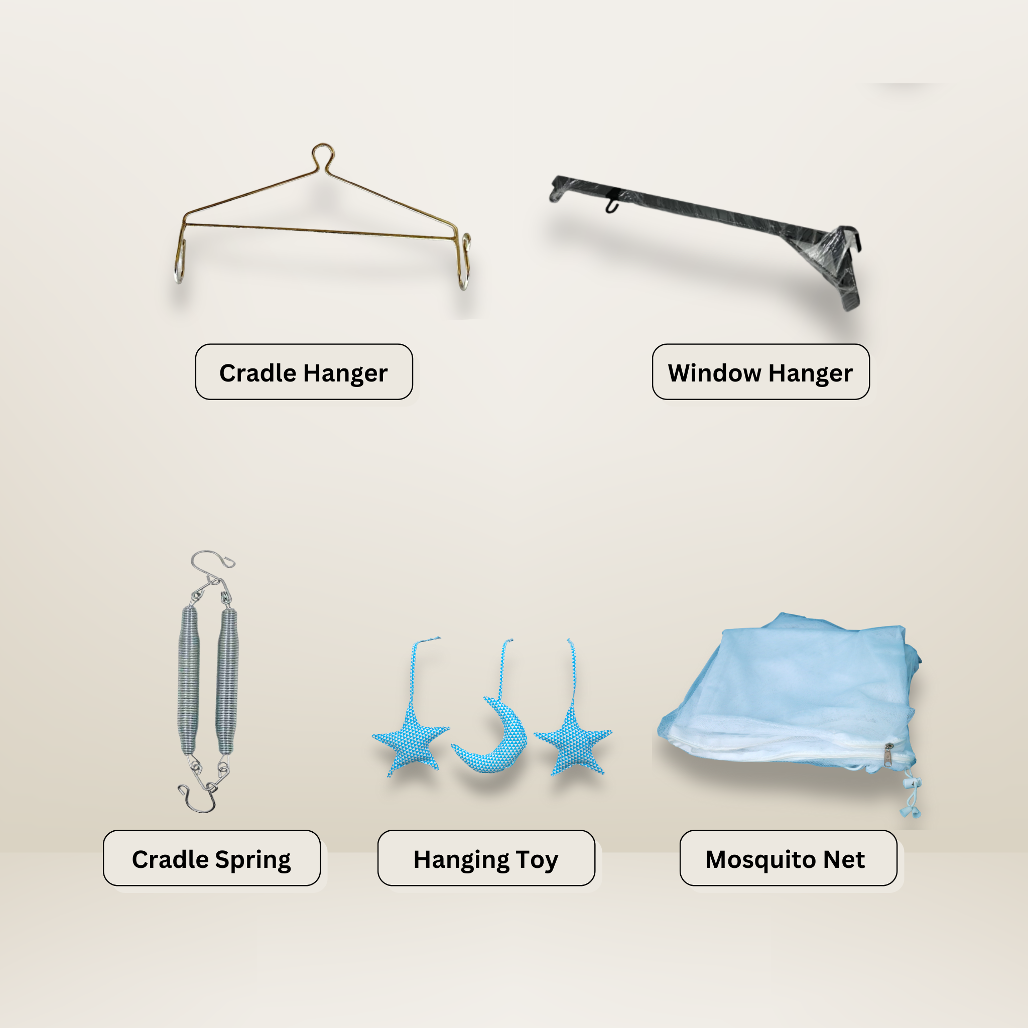 GB Cocoon Bed Cradle Set | Sky Blue