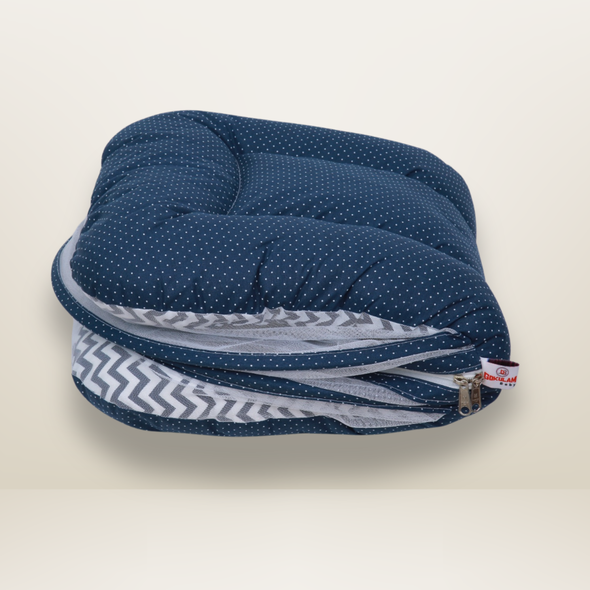 GB Comfy Net  Bed | (0-6 Month) | Blue