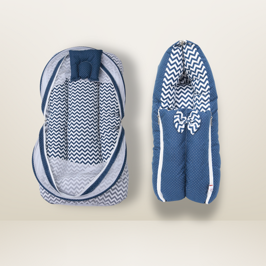 Bundle 1 |  Blue |  GB Comfy Net Bed and GB Swaddle Bed