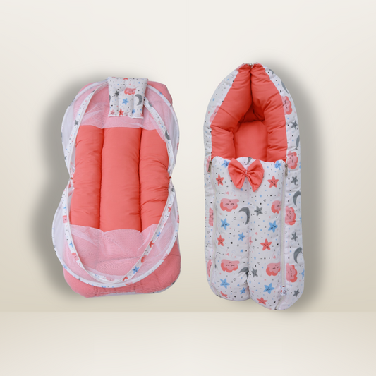 Bundle 1 | Red | GB Comfy Net Bed and GB Swaddle Bed