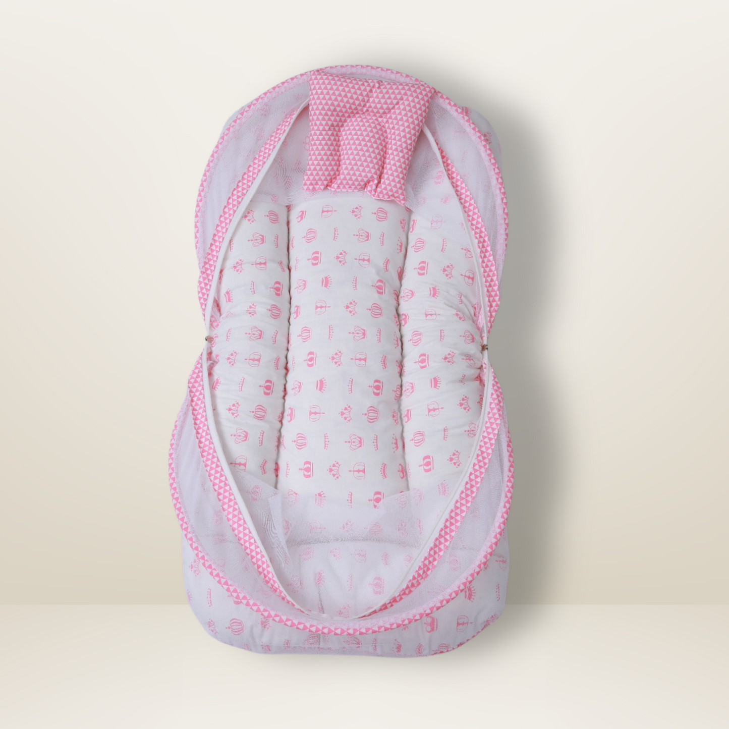 Bundle 1 | Pink | GB Comfy Net Bed and GB Swaddle Bed