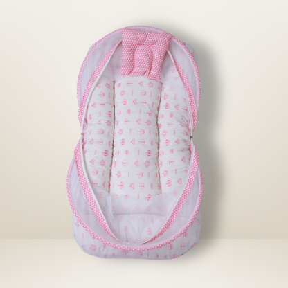Bundle 1 | Pink | GB Comfy Net Bed and GB Swaddle Bed