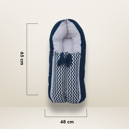 Bundle 3 Luxe | Blue | GB Swaddle Bed Luxe,GB Dreamy Net Bed and GB Cocoon Bed Cradle