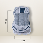 Bundle 3 Luxe | Blue | GB Swaddle Bed Luxe,GB Dreamy Net Bed and GB Cocoon Bed Cradle