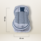 Bundle 5 | Blue | GB Swaddle Bed Luxe,GB Dreamy Net Bed, GB Cocoon Bed Cradle Set and GB Pose Nest Bed