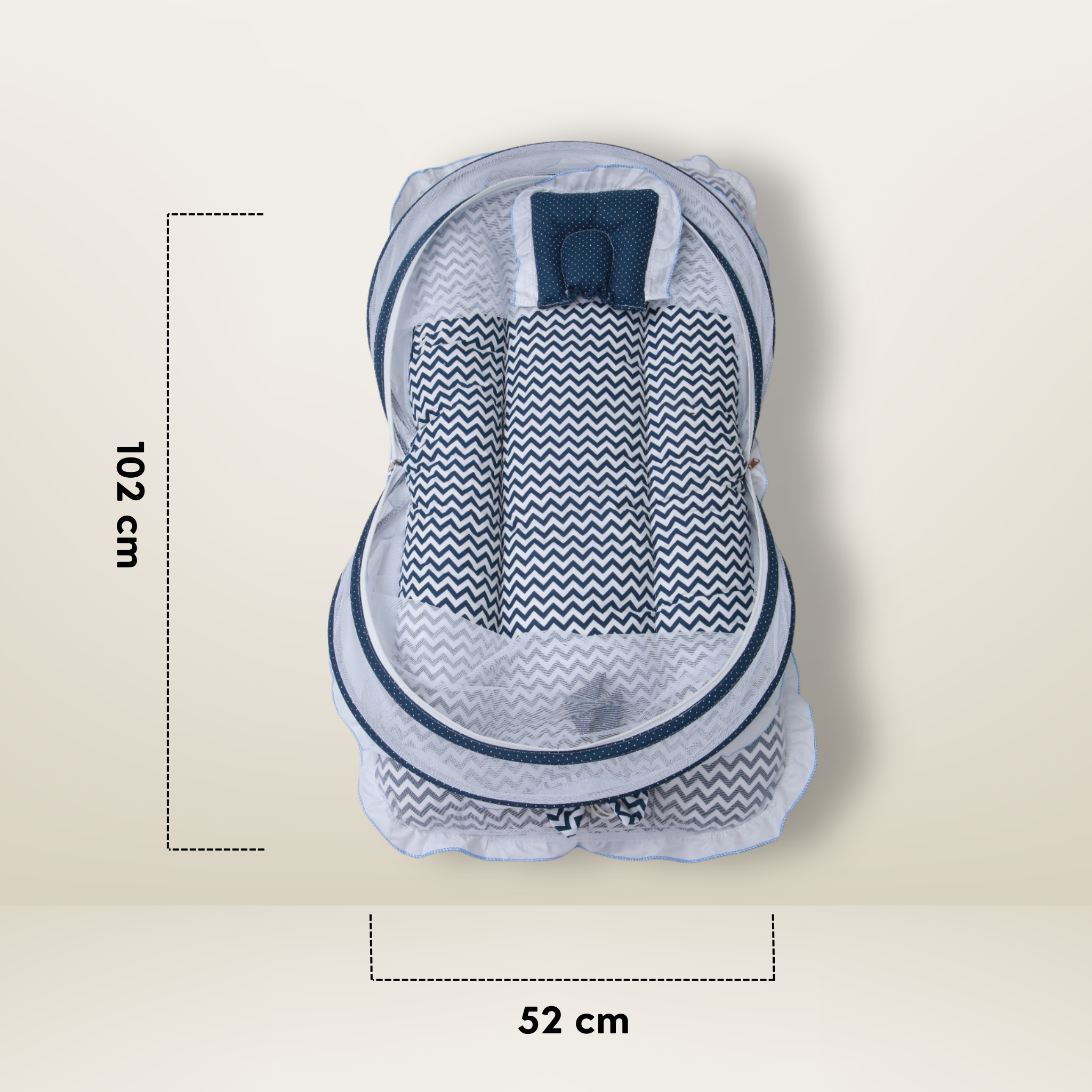 Bundle 5 | Blue | GB Swaddle Bed Luxe,GB Dreamy Net Bed, GB Cocoon Bed Cradle Set and GB Pose Nest Bed