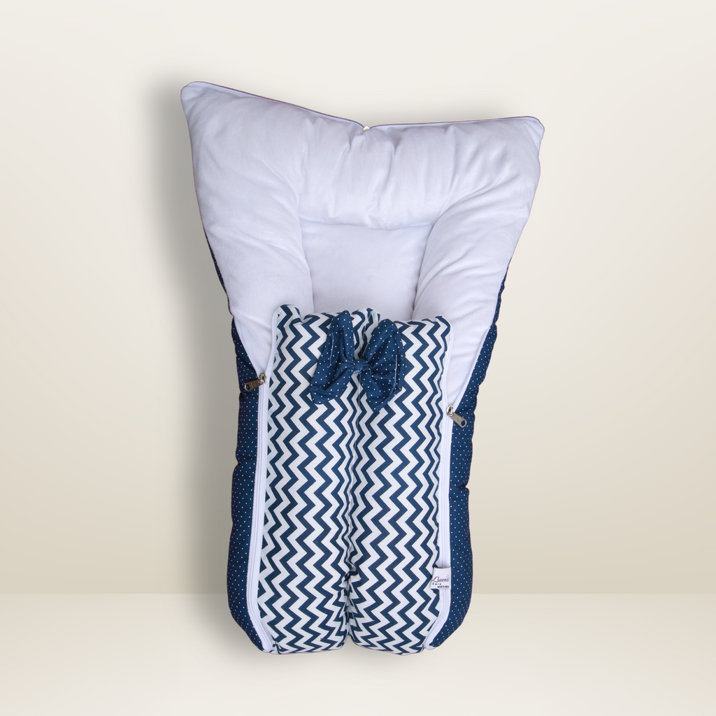 Bundle 5 | Blue | GB Swaddle Bed Luxe,GB Dreamy Net Bed, GB Cocoon Bed Cradle Set and GB Pose Nest Bed