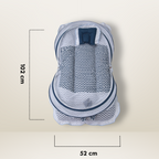 Bundle 2 | Blue | GB Dreamy Net Bed and GB Swaddle Bed Luxe