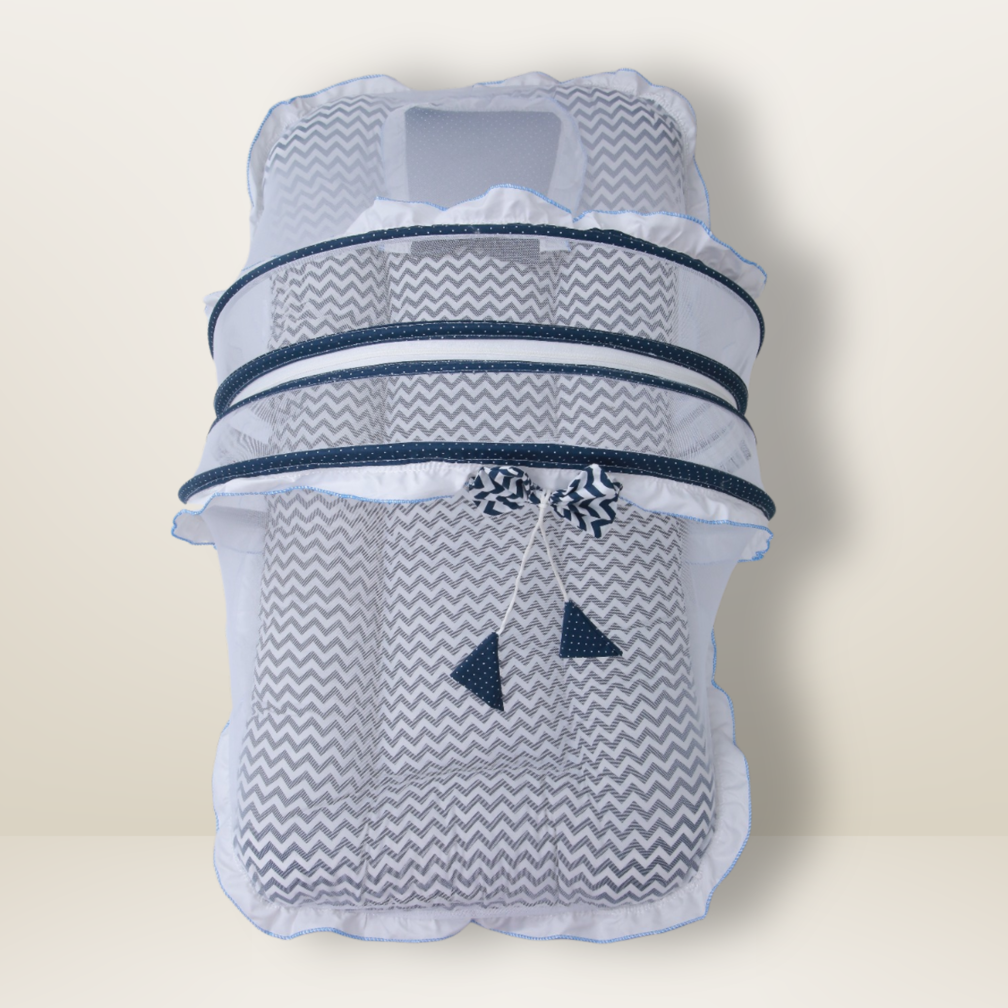 Bundle 6 | Blue | GB Swaddle Bed Luxe,GB Feeding Cushion,GB Dreamy Net Bed,GB Cocoon Bed Cradle,GB Pose Nest Bed and GB Baby Organizer
