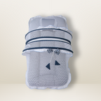 Bundle 2 | Blue | GB Dreamy Net Bed and GB Swaddle Bed Luxe
