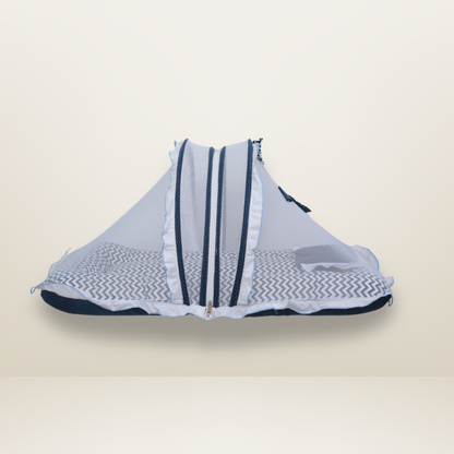 Bundle 2 | Blue | GB Dreamy Net Bed and GB Swaddle Bed Luxe