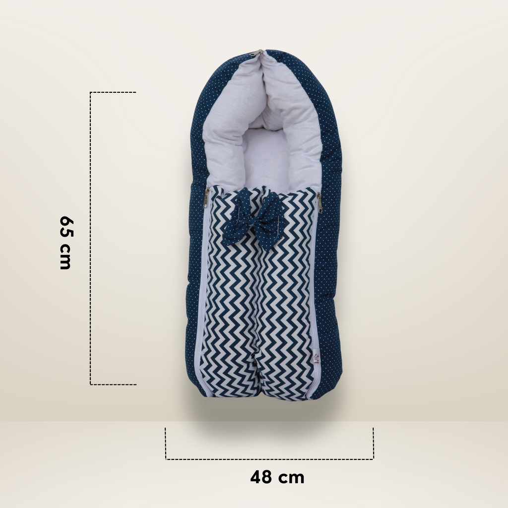 Bundle 2 | Blue | GB Dreamy Net Bed and GB Swaddle Bed Luxe