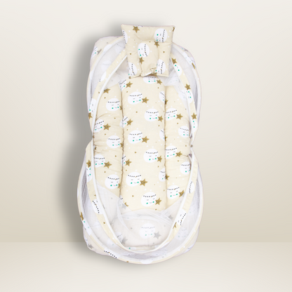 GB Comfy Net  Bed | (0-6 Month) | Yellow