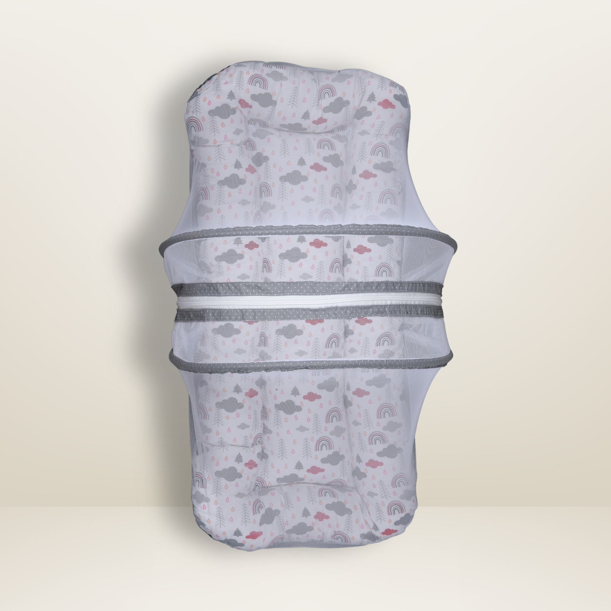 GB Comfy Net  Bed | (0-6 Month) | Gray