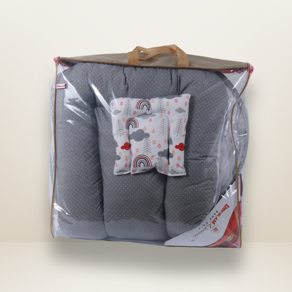 GB Comfy Net  Bed | (0-6 Month) | Gray
