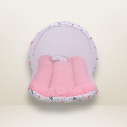 GB Comfy Net  Bed | (0-6 Month) | Red
