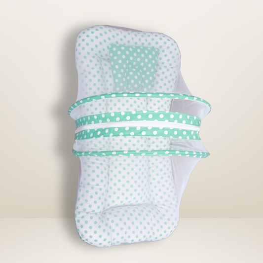GB Comfy Net  Bed | (0-6 Month) | Green